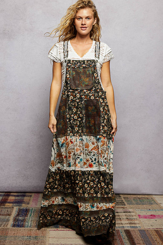 Floral Overall Dress