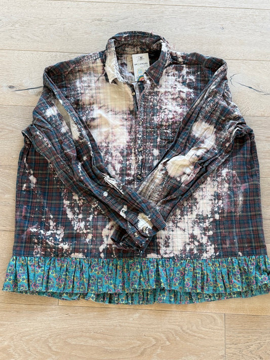 2XL Ruffled Flannel