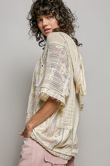V Neck Hoodie