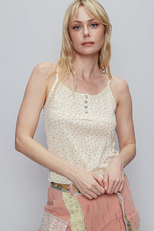 Dainty Floral Tank
