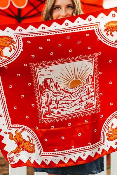 Double Sided Cattle Scarf