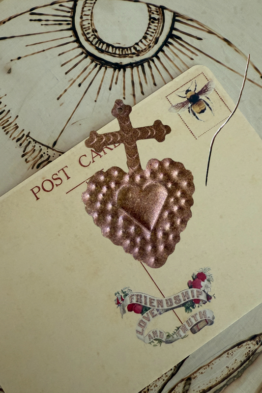 Cross Heart Medallion