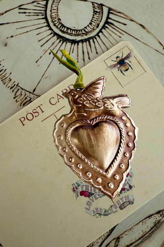 Cross Heart Ornament