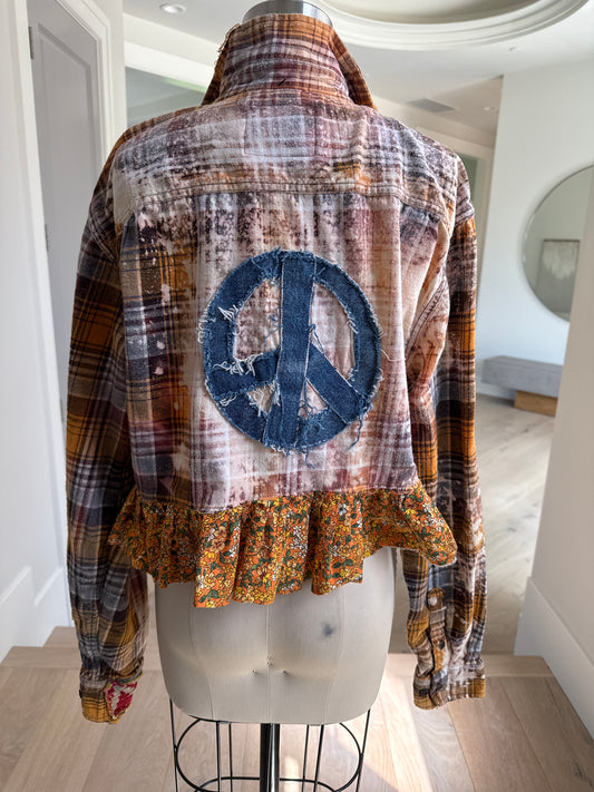 Mustard Ruffle Flannel