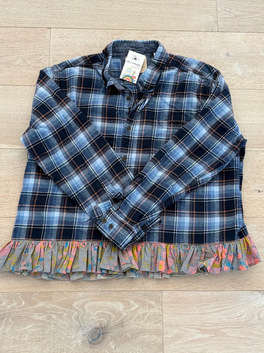L/XL Ruffled Flannel