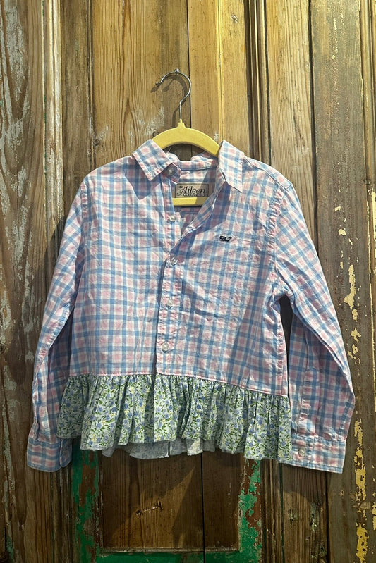 5T Ruffled Plaid