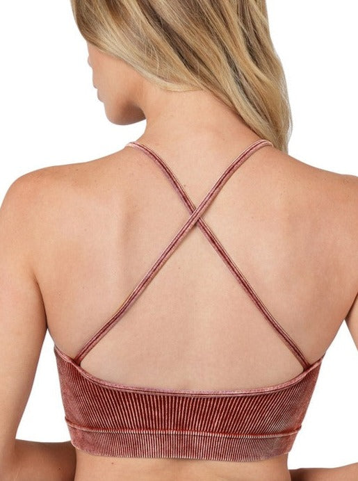 Cross Back Washed Cami