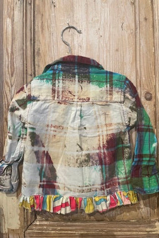 12-18m Ruffled Flannel