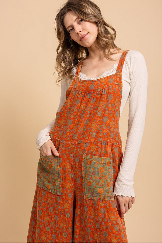 Happy Flower Overalls