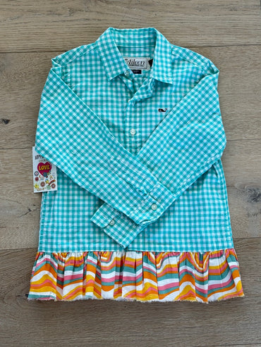 5T Ruffled Plaid