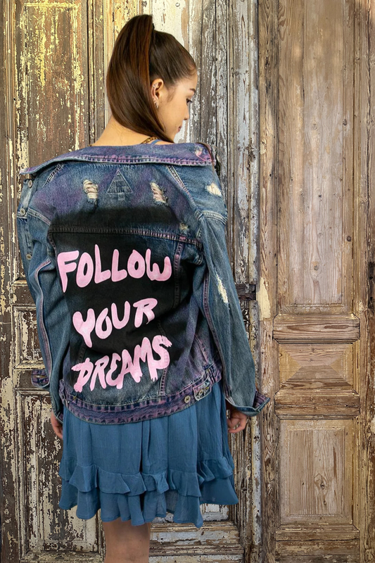 Follow Your Dreams Jean Jacket