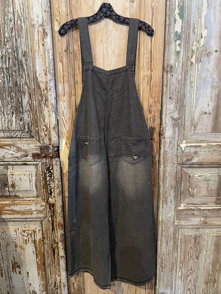 Loose Distressed Bibs