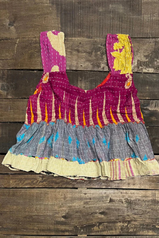Kantha Sunrise Top