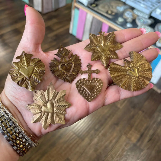 Snowflake Heart Medallion