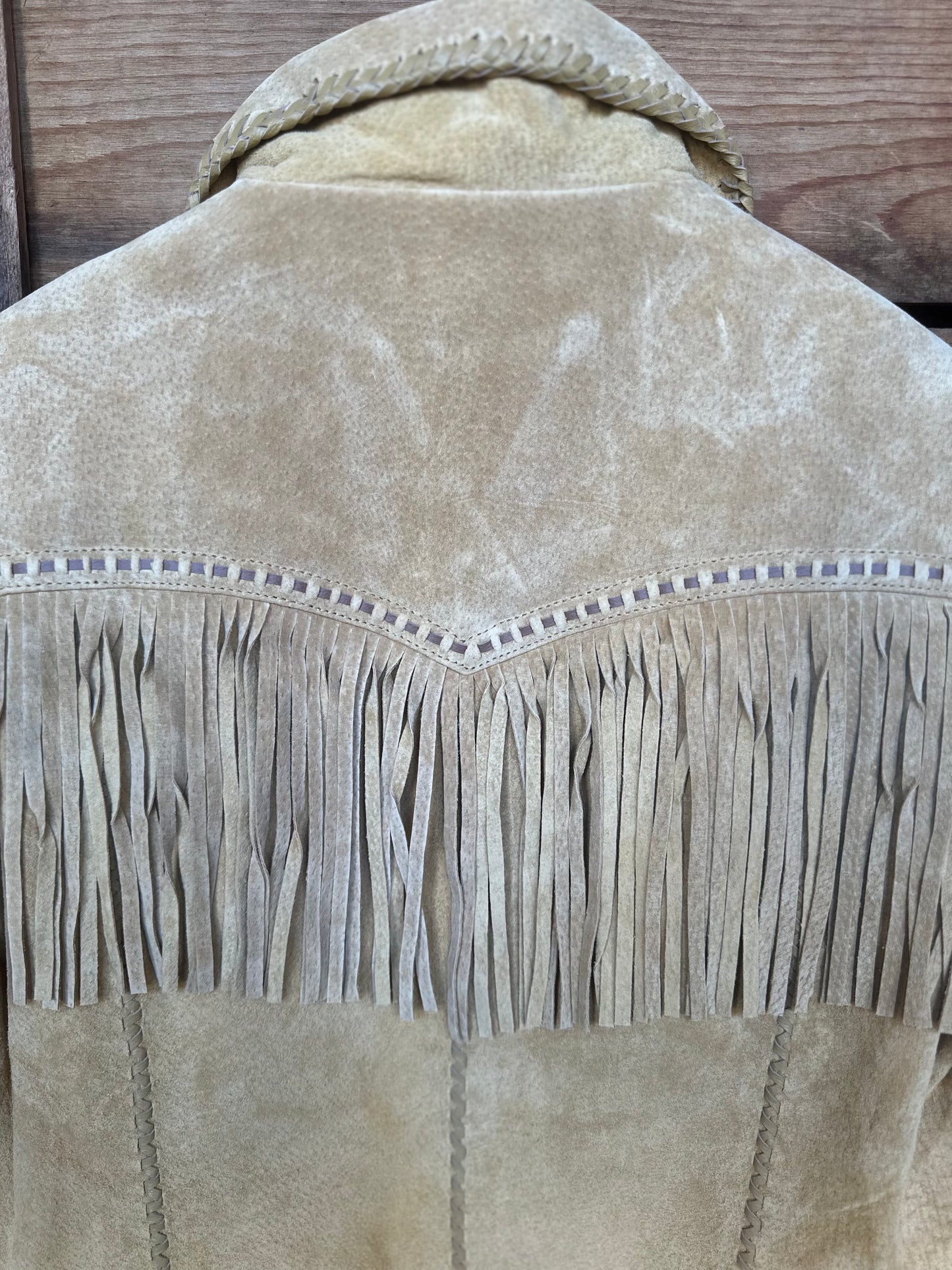 Retro Suede Fringe Jacket