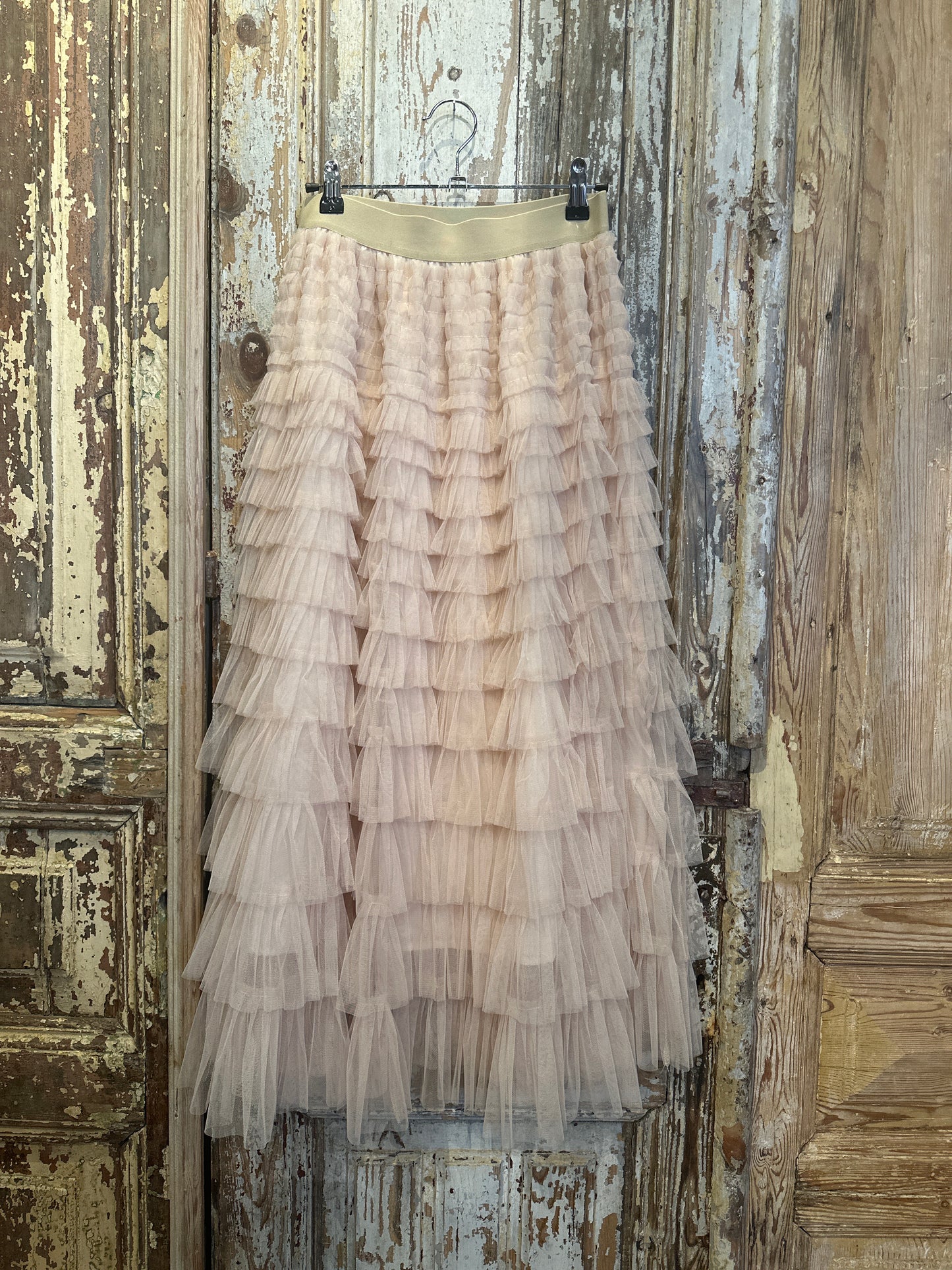 Ruffled Tulle Skirt