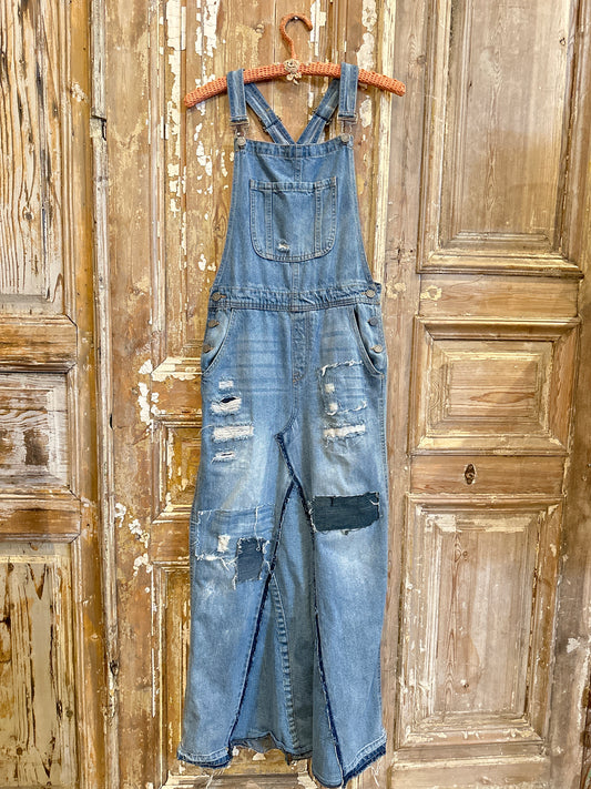 Up Cycled All Denim Overalls