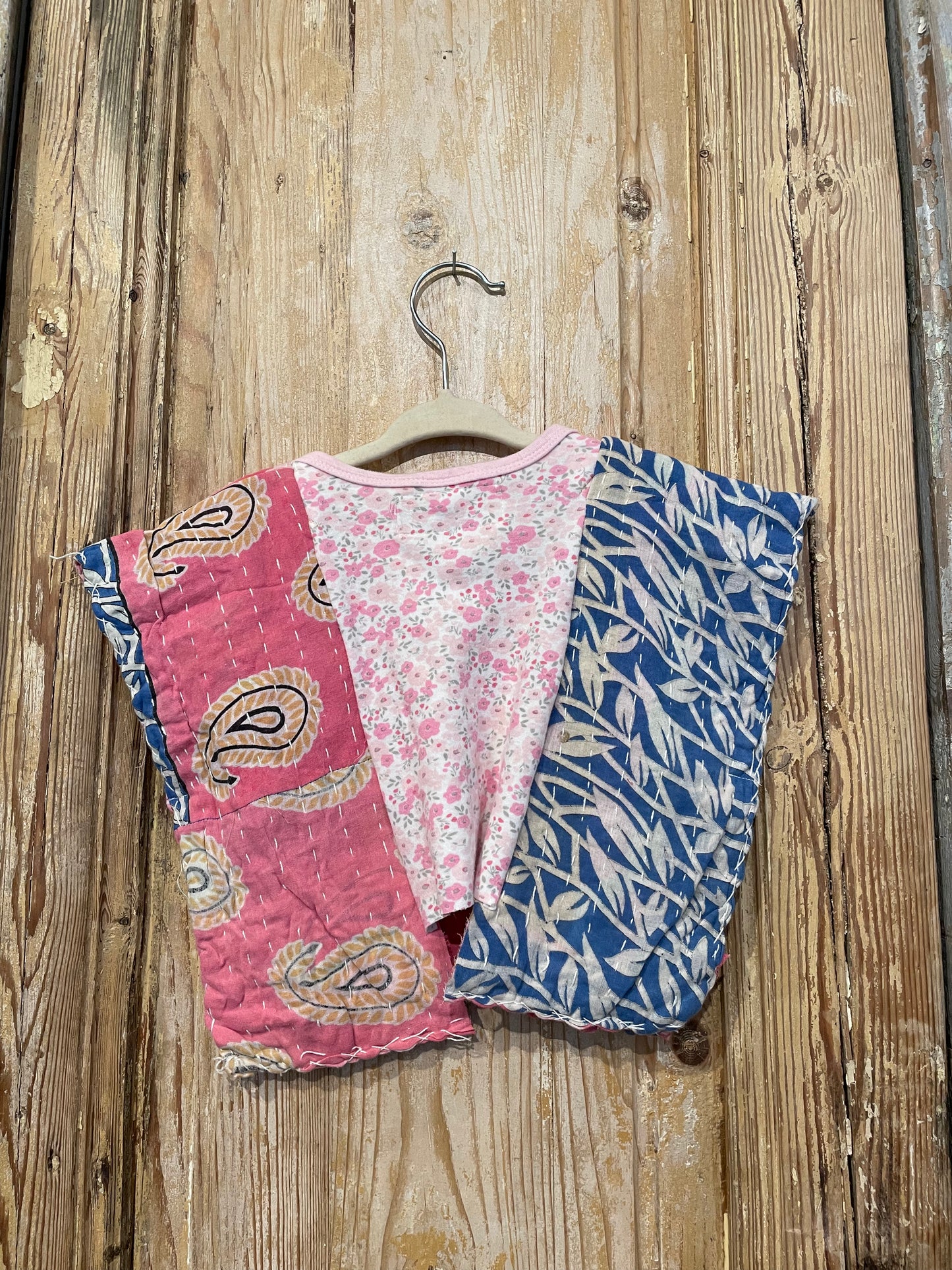 Up Cycled Baby Kantha Poncho