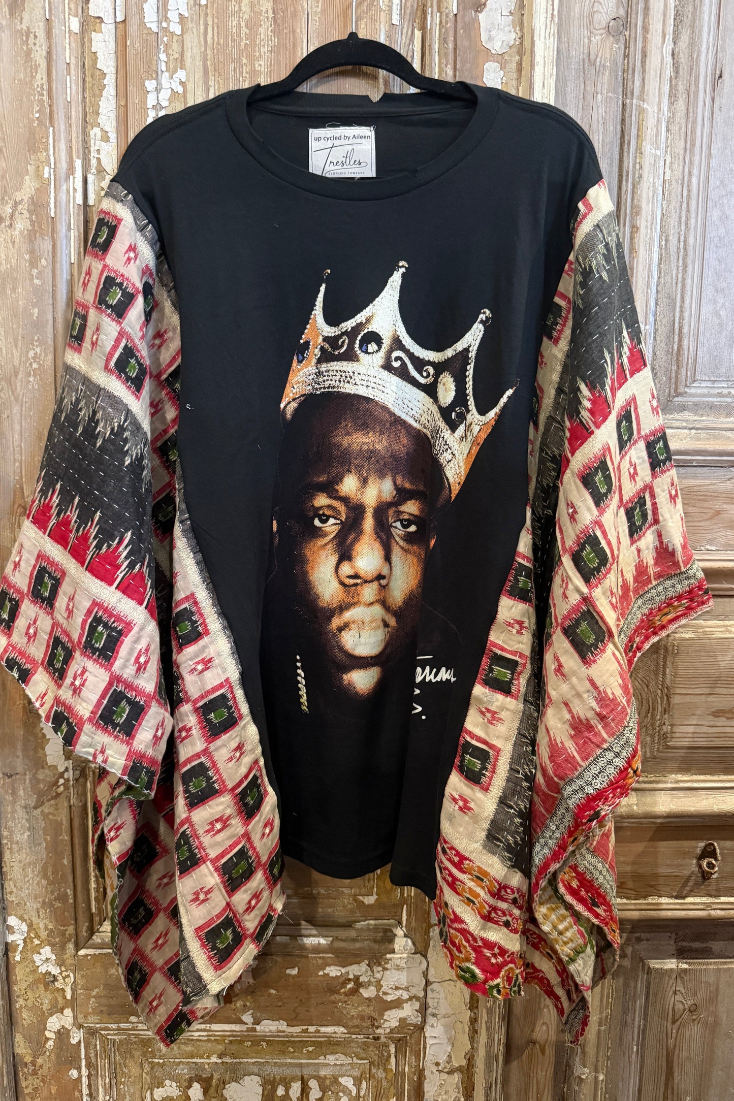Up Cycled Biggie Poncho
