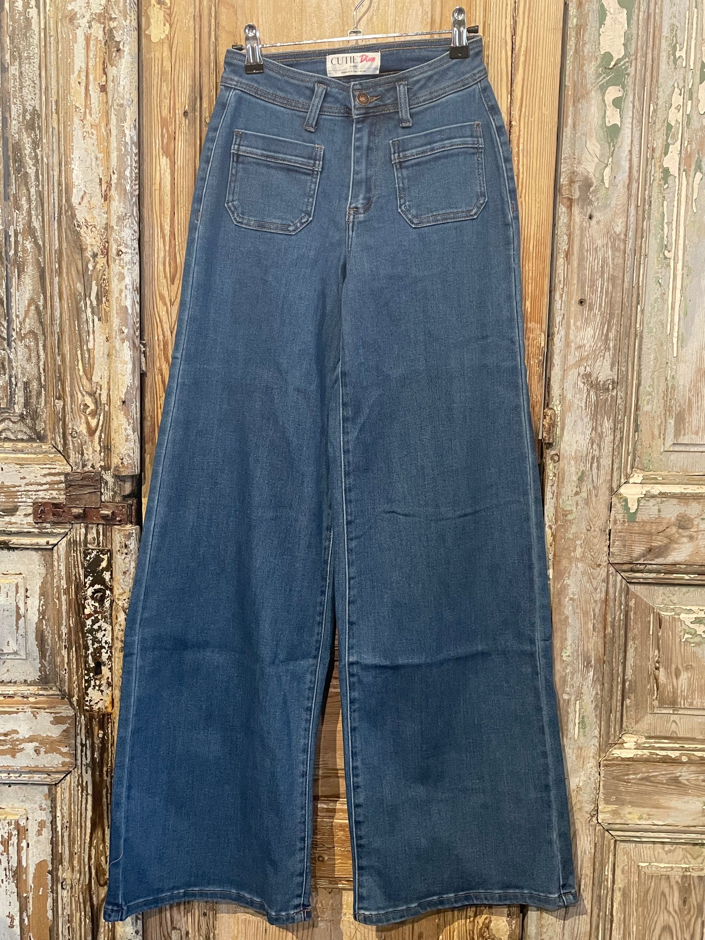 Stretchy Front Pocket Jeans