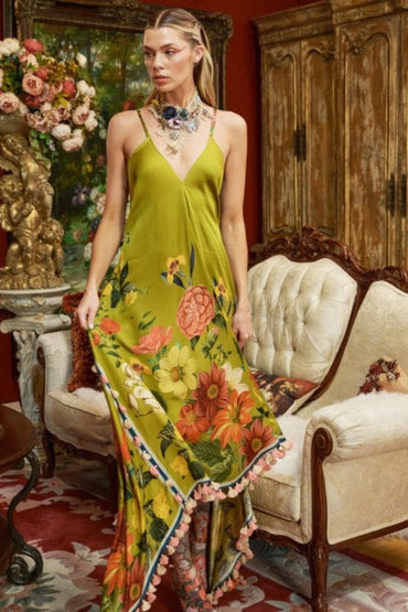 French Riviera Tasseled Dress