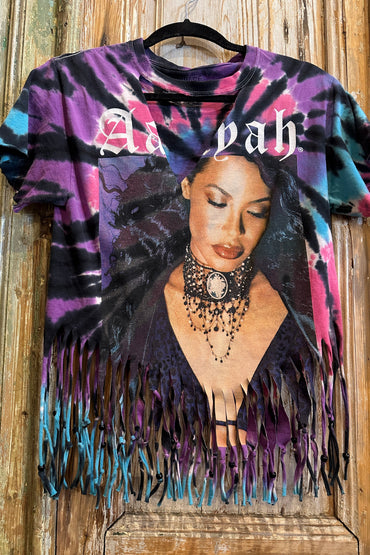 Up Cycled Fringe Band Tee