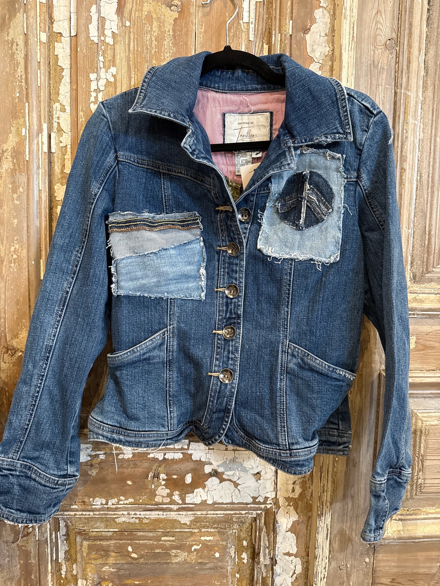 Love 2 Tone Denim Jacket
