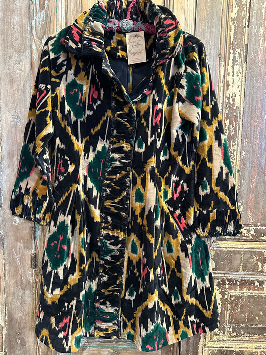 Velvet Ikat Jacket