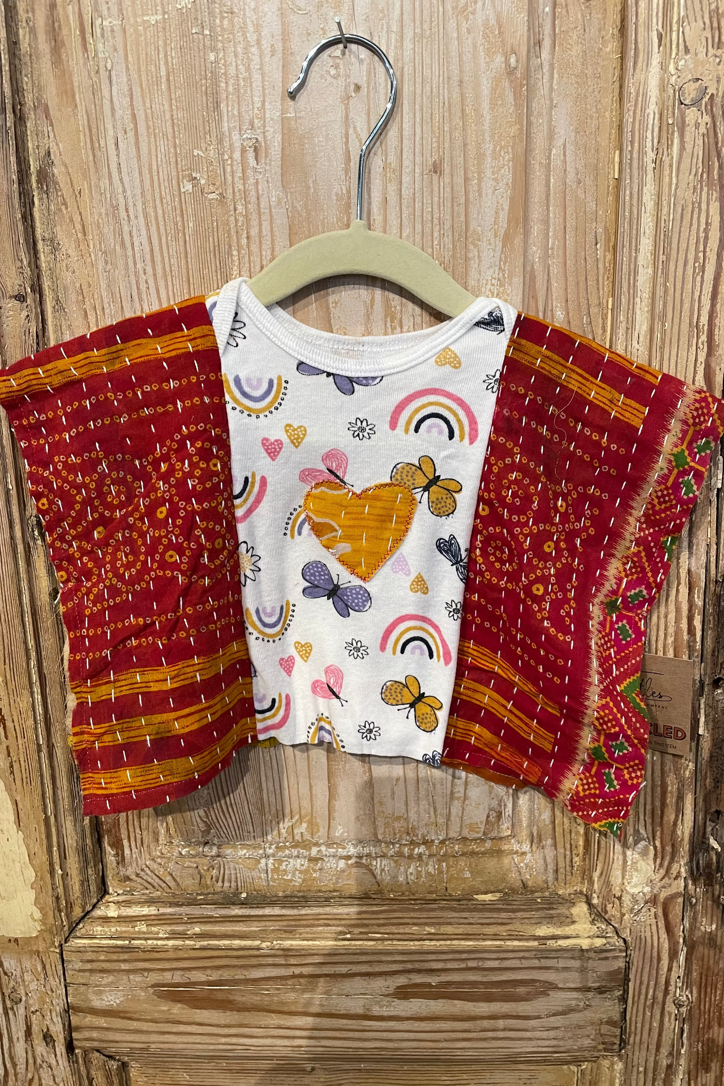 Up Cycled Baby Kantha Poncho