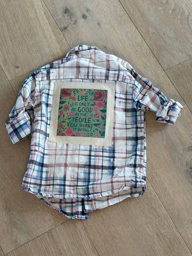 Up Cycled Kids Mermaid Shirts