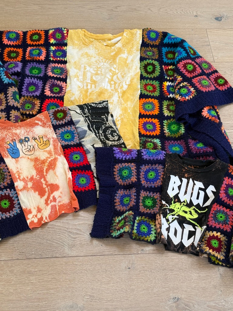 Peace Love Sunshine Poncho-10096