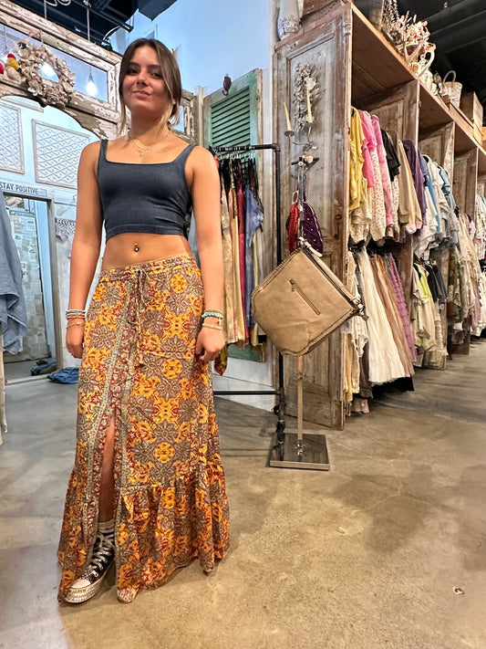 Boho Slit Skirt