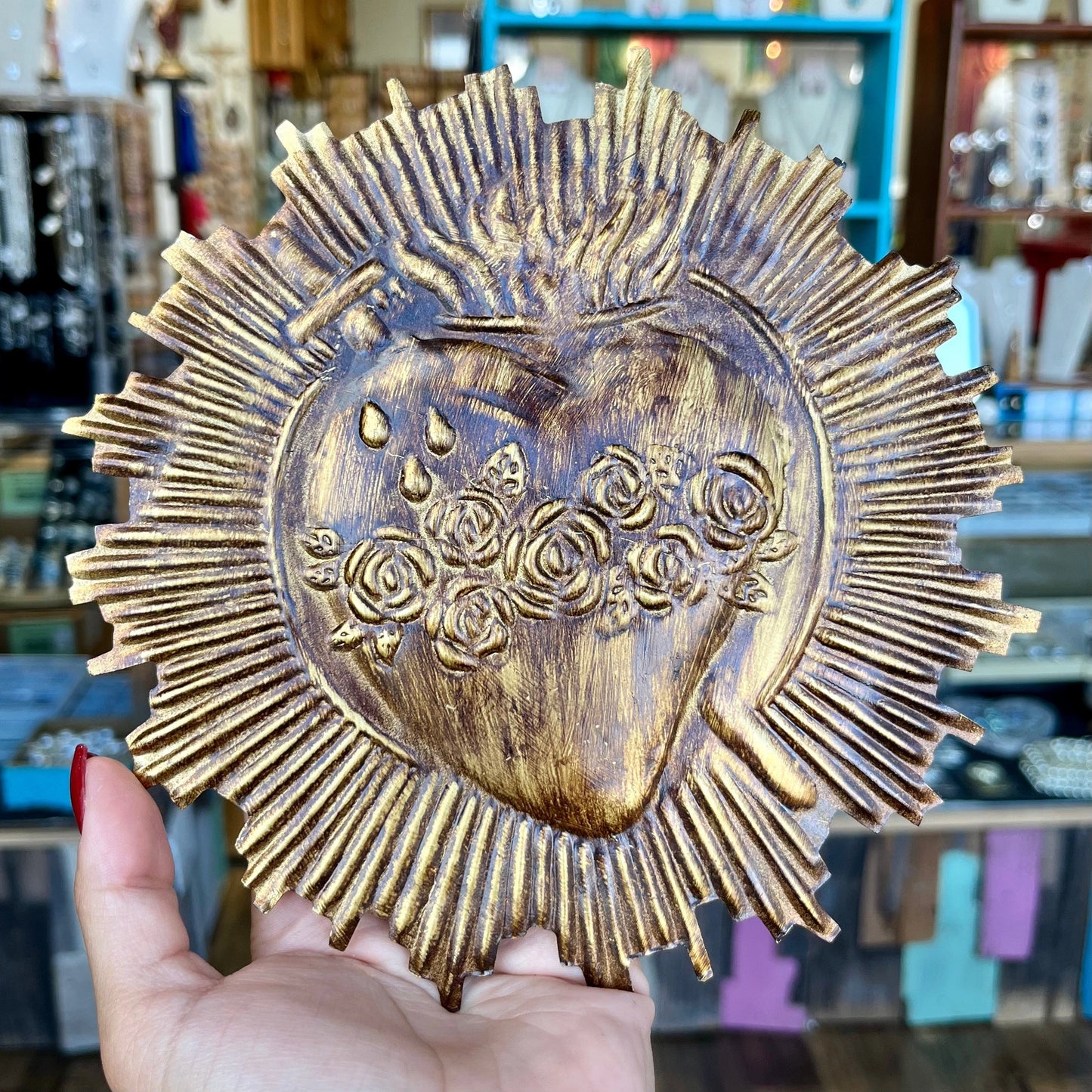 Round Rays Immaculate Heart