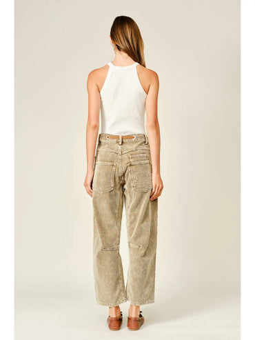 Corduroy Barrel Pants