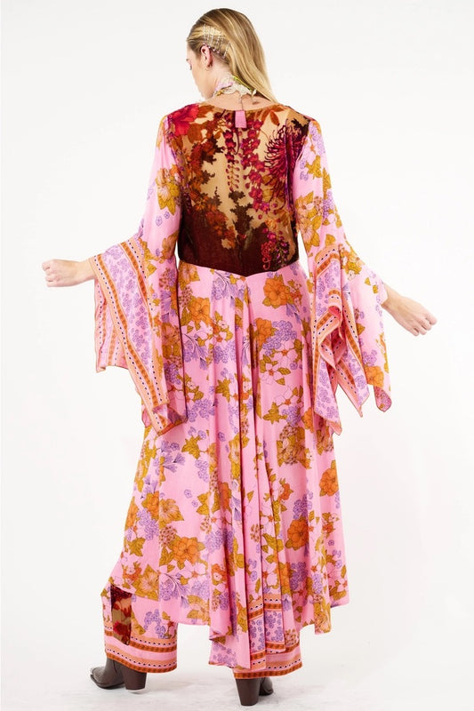 Golden Aurela Kimono-9950