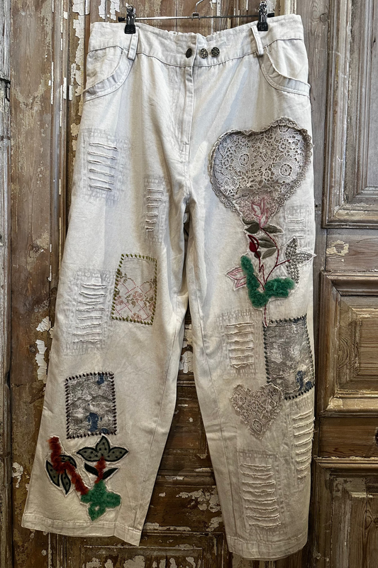 Lace Heart Pants