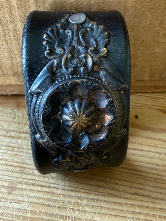 Black Leather Cuffs