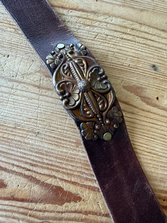 Ornate Leather Hat Bands