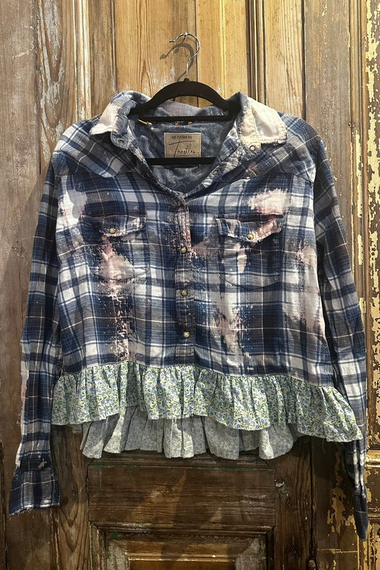 Small Ruffled Flannel