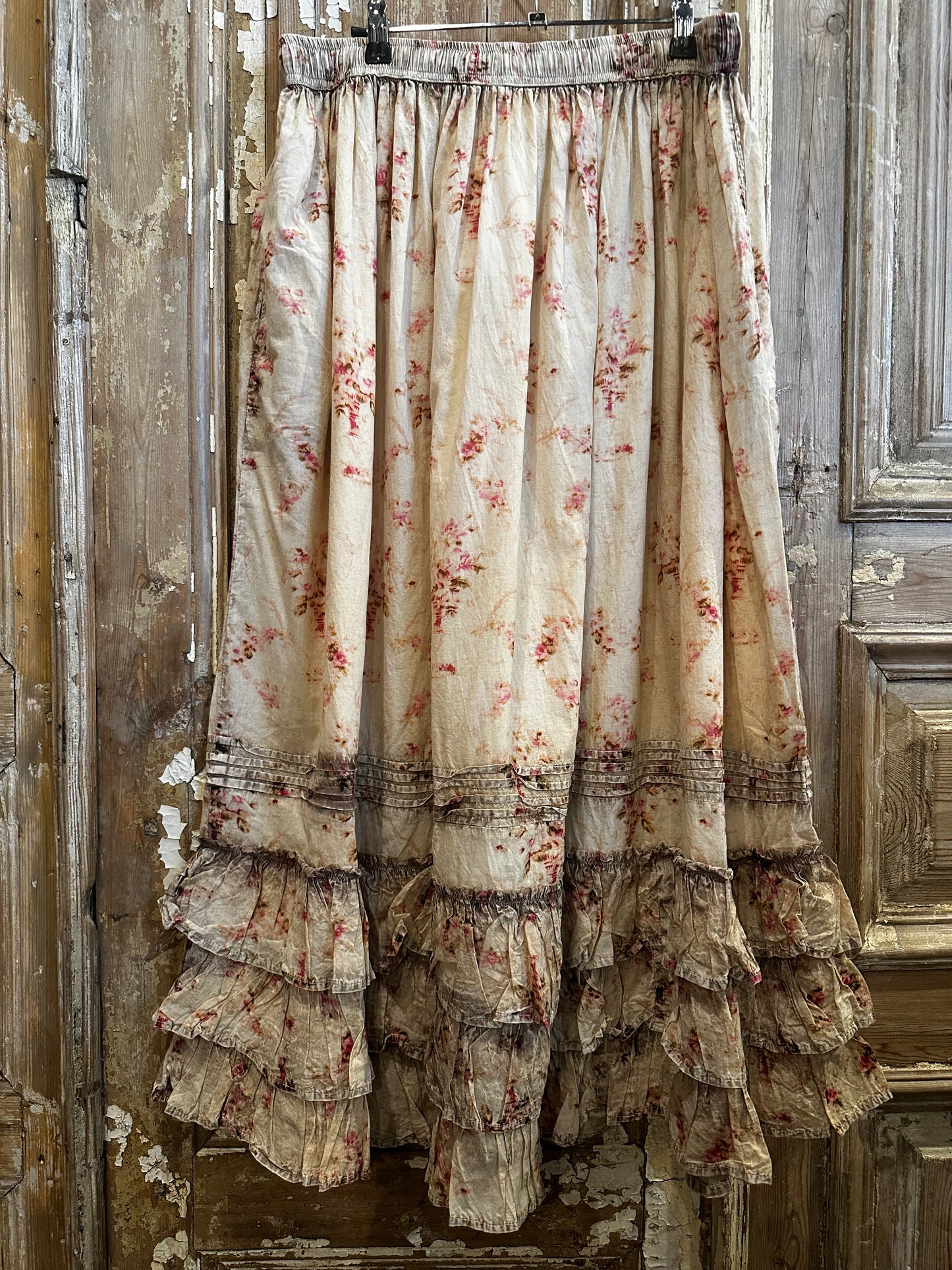 Floral Ruffle Midi