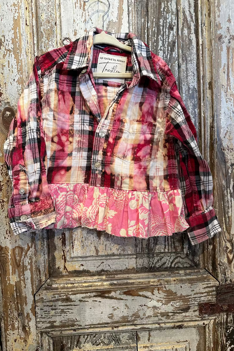 4T Ruffled Plaid