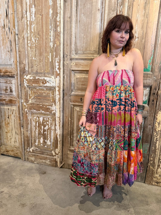 Boho Maxi Skirt Dress