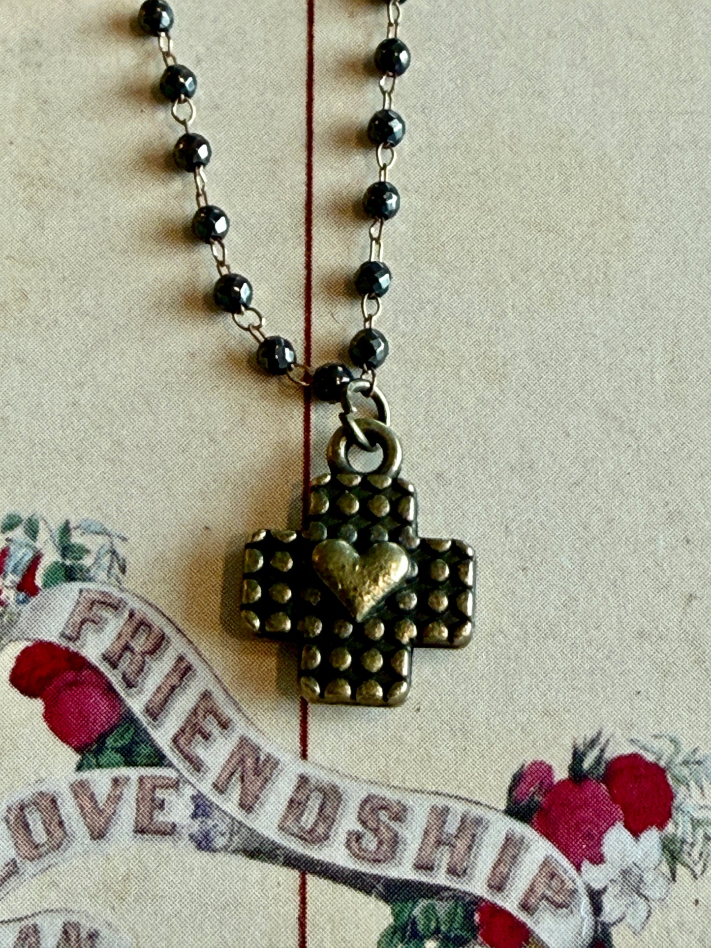 Mini 4 way Cross & Heart