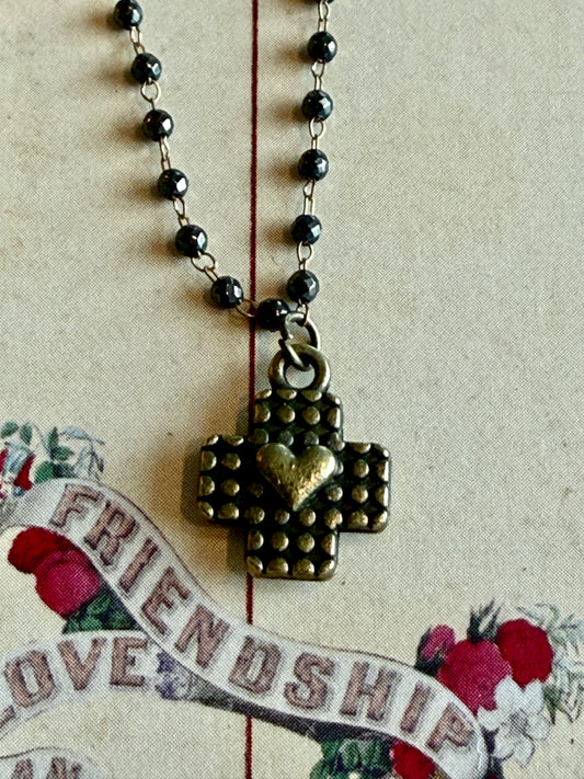 Mini 4 way Cross & Heart