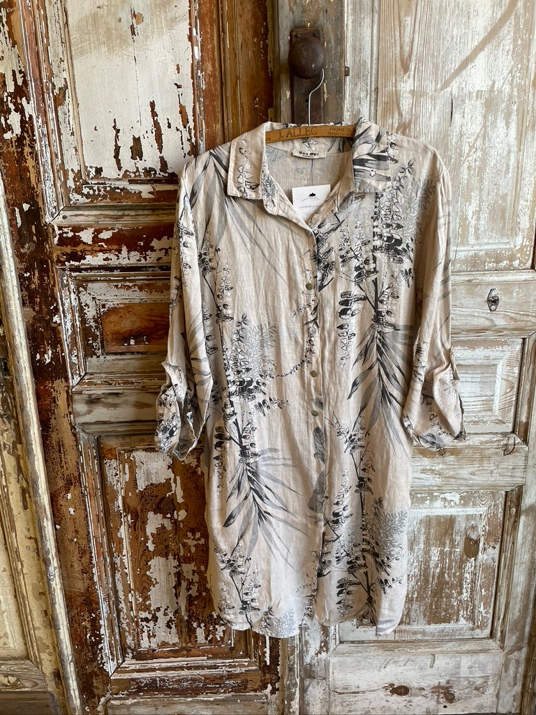 Neutral Linen Duster