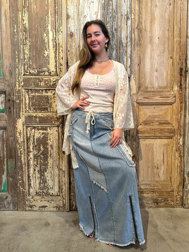 3/4 Lace Kimono