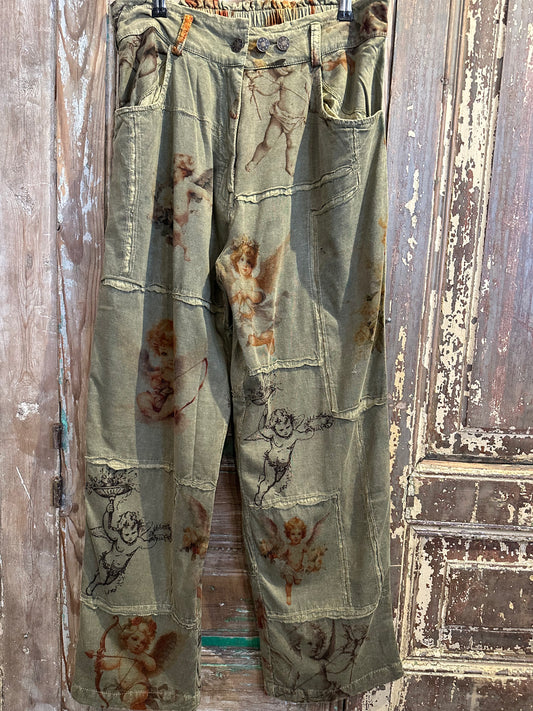 Angel Patchwork Pants