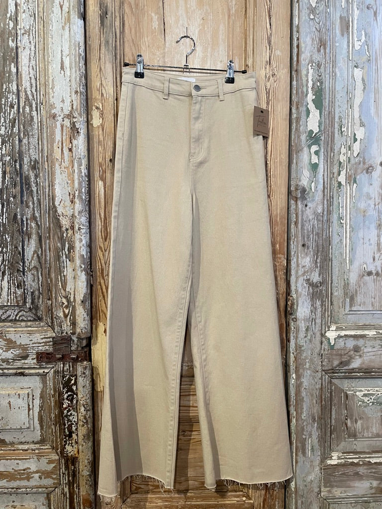 Stretch Wide Leg Denim