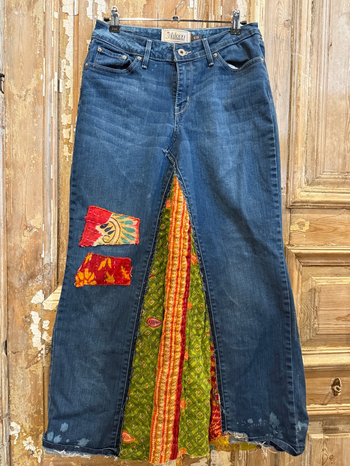Size 27 Up Cycled Denim Skirt