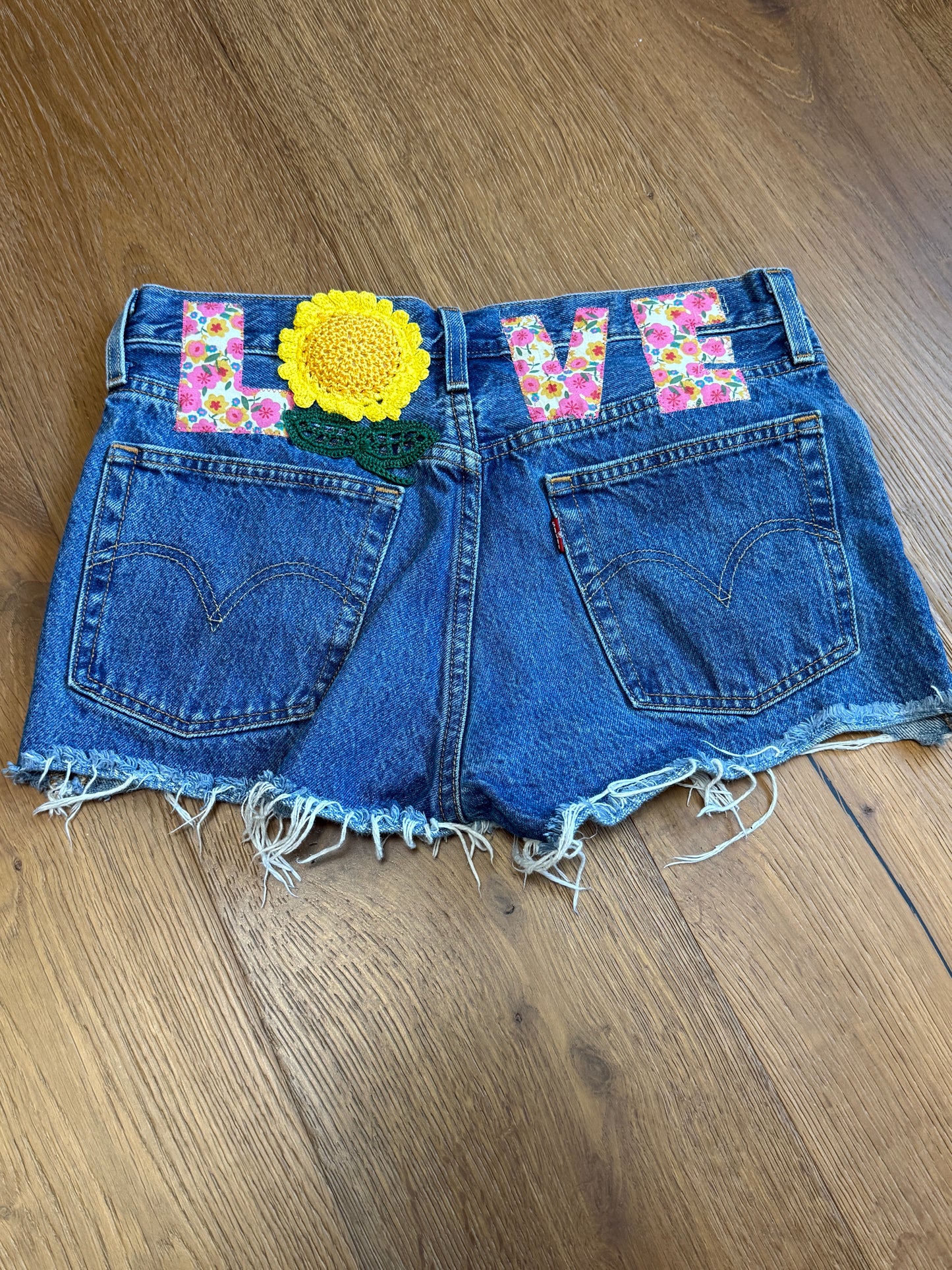 Size 27 Love Shorts